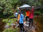 好彩細蔡出隊帶備帳蓬,否則咁大雨都開唔到爐.
DSCN2727