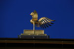 金閣屋頂上有一隻金鳳凰,側面看到翹起尾部,有如金雞獨立一般.
IMG_9104