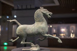 漢武帝特賦詩一首「西極天馬歌」，賜大宛馬為「天馬」。此後汗血寶馬在文化藝術上的形象越來越多，包括著名的「馬踏飛燕」、「馬踏匈奴」、「羽人騎天馬」等，表現了漢代對馬的尊崇。1M5A0254.jpg_