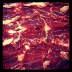 Raw beef ~~taste wonderful! Yummy!