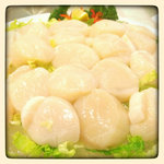 Food in Dec scollop sashimi