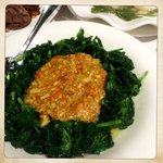 Food in Dec crab meat with vege