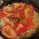 My Beloved tomato soup with mixed herbs