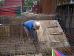 Rebar fixing of wall at 2-3,PA of M2F