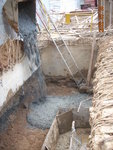 Pouring blinding layer at lift pit no.5 & 6 of LGF
