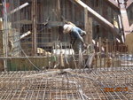 Rebar fixing to staircase no.3  at M2F