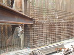 Erecting fwk of wall no.WP8 at M1F-M2F
