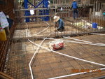 Rebar fixing for slab at GL 1-5,PC-PD of M3F
