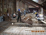 Rebar fixing for slab at GL 1-2,A-PC of M2F(1)