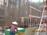 Rebar fixing for wall WP2 at M3F-GF