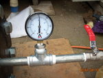 (Before)Pressure test for 150mm Gunmetal Puddle Flange at Flushing & Potable water tank of M3F