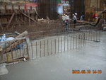 Concreting for slab & beam at GL 3-9,PB-PD of M3F(2)