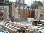 Erecting fwk for wall at 9200L Potable Water Tank of M3F(3)