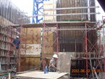 Erecting fwk for wall at near Lift pit no.3 of M3F-GF