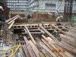 Fwk to bearing wall at GL 7-9,PB-Q of M3F(2)