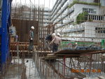 Rebar fixing for wall WP7 at M3F-GF