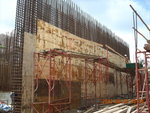 Closing fwk for wall WP2 at M3F-GF
