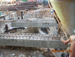 Concrete surrounding for manhole FMH-03 & STG of drainage pipes at GL 10-11,PB-PC of LGF(1)