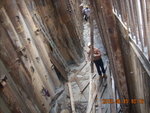 Dismantling fwk for screen wall at GL 1,A-Q of M2F-M3F