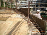 Closing fwk for bearing wall at GL 8-9,PD-Q of M3F