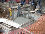 Concrete surrounding for drain pipes at GL 10-11,PC-PD of LGF(1)
