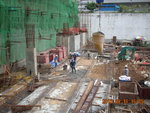 Concreting of blinding layer at GL 10-11,PB-PC of LGF