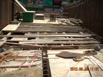 Fwk to soffit slab at GL 1-7,PD-Q of GF ramp