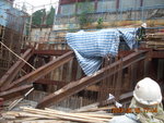 Improper of cutting strut at GL 1-2,