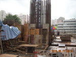 Fwk to wall at Near col.CP23 of pipe duct, M3F-GF
