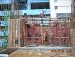 Fwk & falsework fixing for soffit slab & beam at GL 7-9,A-PB of M3F(1)