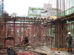 Fwk & falsework fixing for soffit slab & beam at GL 7-9,A-PB of M3F(2)