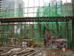 Fwk & falsework fixing for soffit slab & beam at GL 7-9,A-PB of M3F(3)