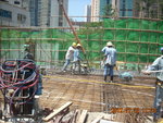 Concreting for slab & beam at GL 7-9,PB-Q of M2F(1)