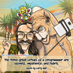 Larry Wall, Camel and Camelia - Programming Joke