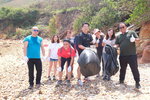 We are cleaning the beaches in World Clean Up Day Trial run