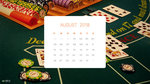 Casinokalender August 2018
