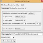 Multispectral Settins